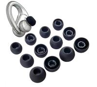 TENNMAK 12 almohadillas de repuesto para auriculares JBL Endurance Peak 4/Peak 3/Peak II/Peak/Race 2/Race/Run 2, 6 pares