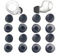 TENNMAK 16 almohadillas de repuesto para auriculares Sony WF-C510 / WF-C710N / WF-C500/ WF-C700N - 8 pares (XS/S/M/L), color negro