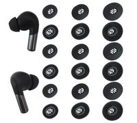 TENNMAK 18 almohadillas de repuesto para auriculares OnePlus Buds 4 / Buds 3 / Buds Pro 3 / Buds Pro 2 / Nord Buds 3 / Nord Buds 3 Pro Earbuds accesorios, 9 pares, color negro