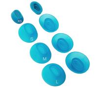 TENNMAK 8 almohadillas de repuesto para auriculares JBL Tune Flex 2 / Tune Flex * Actualización con filtro de polvo, color verde azulado