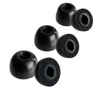 TENNMAK Almohadillas de espuma de repuesto para auriculares inalámbricos JBL Live Pro 2 / JBL Tune Buds/JBL Vibe Buds/JBL Live Beam 2 y 3, máxima comodidad, 3 pares