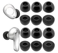 TENNMAK Almohadillas de espuma de repuesto para auriculares JBL Live Pro 2, JBL Tune Buds, JBL Tune Buds 2, JBL Vibe Buds, JBL Live Beam 2 y 3, JBL Tour Pro 2 y 3, Technics EAH-AZ100, 6 pares