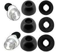 TENNMAK Almohadillas de espuma viscoelástica de repuesto para auriculares inalámbricos Technics EAH-AZ100, almohadillas de espuma negra