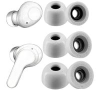 TENNMAK Almohadillas de espuma viscoelástica de repuesto para auriculares JBL Vibe Beam/Vibe Beam 2/Vibe Buds/Vibe Buds 2/Vibe 200TWS/Tune 230NC/Tune 130NC/Tune Beam, color blanco