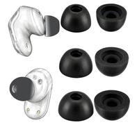 TENNMAK Almohadillas de espuma viscoelástica de repuesto para auriculares Sony INZONE Buds, color negro