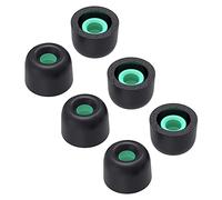 TENNMAK Almohadillas de espuma viscoelástica para Sony WF-1000XM4 y WF WI XBA Series WF-SP900 WF-XB700 WI-1000X, funda de carga (6 unidades medias)
