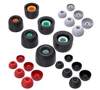 TENNMAK Almohadillas de espuma viscoelástica y silicona de repuesto para Beats Studio Buds & Beats Fit Pro y Beats Studio Buds + / Solo Buds almohadillas para los oídos * 12 pares (puntas de espuma y