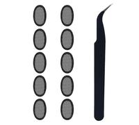 TENNMAK Filtro de polvo de repuesto para auriculares inalámbricos Bose QuietComfort con cancelación de ruido, auriculares Bluetooth Bose QuietComfort/Amazon Echo Buds * Almohadillas antipolvo de malla