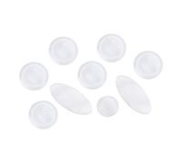 Tenor 9 Unids/Set Exquisito Botón De Llave De Saxo InlaySax Key Pearls Almohadillas De Reemplazo Para Saxofón Tenor 6 × 5 × 1