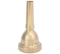 Tenor Trombone Mouthpiece 1/2 Inch | Sturdy Copper Instrument Accessory/Brass Band/Practice | Tarnish Protected for Long Service Life (Gold)