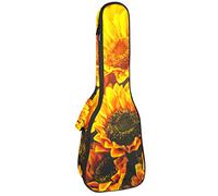 Tenor Ukulele Gig Bag - Mochila acolchada impermeable, ideal para concierto soprano (21/23/24 pulgadas), Daisy Beautiful Light