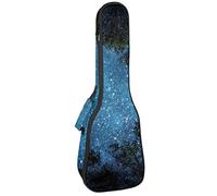 Tenor Ukulele Gig Bag - Mochila acolchada impermeable, ideal para concierto soprano (21/23/24 pulgadas) The Milky Way Forest