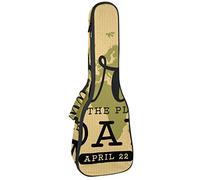 Tenor Ukulele Gig Bag - Mochila acolchada para ukelele impermeable, ideal para conciertos soprano (21/23/24 pulgadas), Día de la Tierra 22 de abril Save The Planet World Map