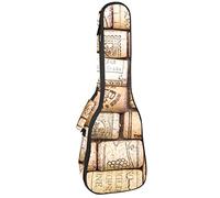 Tenor Ukulele Gig Bag - Mochila acolchada para ukelelele impermeable, ideal para concierto soprano (21/23/24 pulgadas) Kane Extranjero Country Beautiful