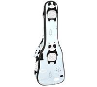 Tenor Ukulele Gig Bag - Mochila acolchada para ukelelele impermeable, ideal para concierto soprano (21/23/24 pulgadas) Panda Cute National Treasure
