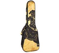 Tenor Ukulele Gig Bag - Mochila acolchada para ukelelele impermeable, ideal para concierto soprano (21/23/24 pulgadas) Old Ancient Hercules Hunting Lion