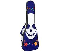Tenor Ukulele Gig Bag - Mochila acolchada para ukelelele impermeable, ideal para concierto soprano (21/23/24 pulgadas) México Day of the Dead Sugar Skull