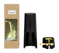 Tenores Saxofón Ligadura Tapas Boutas Boque PU Saxo Sujetador Con Tapas Accesorios Saxofón