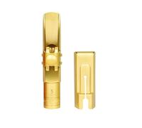 Tenors - Boquilla para saxofón 5C/6C/7C/8C/9C con tapas, almohadillas para instrumentos musicales, accesorio de metal, boquilla profesional para saxofón con cubierta deslizante