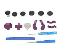 TENP Accesorios de Control, Violeta, Acero Inoxidable Kit de Accesorios de Control Intercambiable multifunción para Controles de Juego