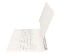 TENP Estuche para Teclado de Tableta, Trackpad MultitáCtil Retroiluminado Teclado MagnéTico Tijeras Cubierta MagnéTica para 12.9 Pulgadas (Blanco)