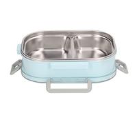 TENP Fiambrera con aislamiento térmico, sello de silicona de estilo de ilustración de grado alimenticio para niños de la escuela Fiambrera de acero inoxidable (Pez azul transparente)