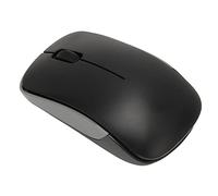 TENP Ratón óptico Inalámbrico, Cómodo ABS Portátil 1200 dpi 2,4 GHz Receptor Ratón Inalámbrico para PC de Trabajo (Negro)