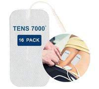 TENS 7000 Official TENS Unit Pads, 2x4, 16 Pack - Premium Quality OTC TENS Unit Replacement Pads - Compatible with Most TENS Machines, Replacement Electrodes Value Pack
