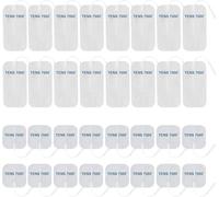 TENS 7000 Paquete de 32 almohadillas de repuesto oficiales TENS de 16-2 x 2 pulgadas, 16-2 x 4 pulgadas, almohadillas de electrodo de unidad TENS compatibles con la mayoría de máquinas TENS