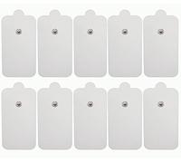 TENS Electroestimulador Almohadillas Electrodos para electrodo Pads Almohadillas Conexión De Botón 3,5mm TENS Electrodos 50x100mm Parches para TENS Digital Terapia Máquina Massager (10*pieces)