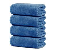 Tens Towels Toallas de baño Grandes, 100% algodón, 30 x 60 Pulgadas, Toallas de baño extragrandes, Peso Ligero y súper Absorbente, Secado rápido, Toallas de baño Uso Diario (Paquete de