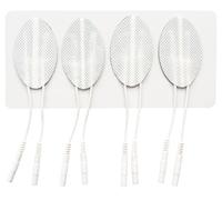 TensCare - 4 electrodos Reutilizables, Autoadhesivos, Pregelificados para la Cara - Compatibles con cualquier Electrostimulador - Eficaz para la Tonificacion y Reducción de Arrugas (E-CM3050)