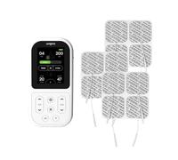 TensCare Flexistim& 12 electrodos - Electroestimulador Completo con 4 terapias: EMS, Tens, Ift y Microcorriente. Dispositivo pequeño Pero potente, con mas de 50 programas