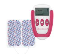 TensCare K-OVAP-DE Ov Dispositivo para aliviar los dolores menstruales | 4 programas y 2 almohadillas de electrodo reutilizables para dolores menstruales y calambres, recargable por USB.