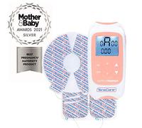 TensCare Perfect Mam TENS para parto y posparto - alivio del dolor durante las contracciones, dolor lumbar tras el parto, temporizador de contracciones integrado y programa de lactancia