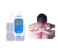 TensCare Perfect TENS + Parches para el Dolor de Cuello - Kit Completo de Terapia del Dolor con Dispositivo TENS de 2 Canales y Electrodos Específicos de Alta Adhesión