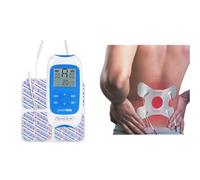 TensCare Perfect TENS + Parches para el Dolor de Espalda - Kit Completo de Terapia del Dolor con Dispositivo TENS de 2 Canales y Electrodos Específicos de Alta Adhesión