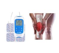 TensCare Perfect TENS + Parches para el Dolor de Rodilla - Kit Completo de Terapia del Dolor con Dispositivo TENS de 2 Canales y Electrodos Específicos de Alta Adhesión