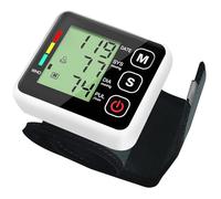 Tensiómetro automático de muñeca - Medición precisa de la presión arterial y del pulso - Tensiómetro de muñeca ajustable con detector de tensión arterial