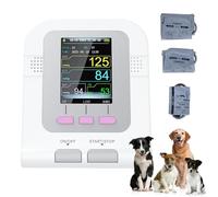 Tensiómetro automático para uso veterinario/animal, con pantalla de 2,8" y 3 brazaletes, esfigmomanómetro electrónico con memoria para más de 100 lecturas, para perros, gatos y mascotas.