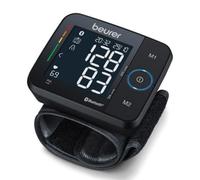 Tensiómetro digital Bluetooth Smart negro con pantalla, detección de arritmias y apagado automático