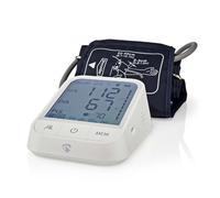 Tensiómetro Nedis SmartLife | Blanco 22 - 42 cm | Indicación de sujeción inmóvil / detección de uso de manguito / detección de latidos irregulares