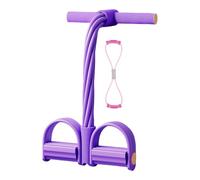 Tension Rope - Tube Foot Pedal Trainer with Figure 8 Exercise Band | Tummy Training Rope | For Women Beginner Home Gym Workout Exercise Abdomen Waist Arm Leg