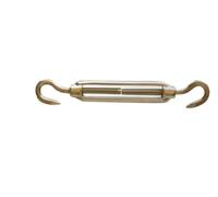 Tensionador de cables para cuerda de cuerda, 1 pieza M4/M5/M6/M8 Tensor Perno Gancho Aparejo Tornillo Ojo Cable Tensor Conector Apretado(C to C,M4)