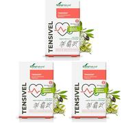 Tensivel con extracto de olivo, espino blanco y muérdago - apoyo al bienestar cardiovascular diario - fórmula vegetal equilibrada - 30 cápsulas liberación prolongada - Soria Natural (Paquete de 3)