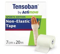 Tensoban by Actimove Sports Edition Underwrap Vendaje, barrera protectora debajo de cintas deportivas, 7 cm x 20 m, color blanco