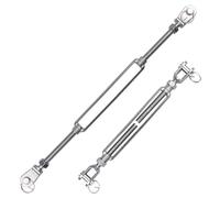 Tensor 2 uds. Tensores de mandíbula y acero inoxidable 304 M5 M6 M8 M10 M12 M14 M16 for tensar Cable tensor alambre cadena(M6)