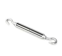 tensor 5 uds tensor de acero inoxidable gancho ajuste anillo tornillo cuerda alambre Cable conector resorte Metal(Cc Type,M4)