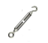 Tensor Alambre Acero Inoxidable Tensor de alambre tensor 5 piezas acero inoxidable Gancho ajuste Anillo Tornillo cuerda Cable apriete Conector tornillo Resorte metal(OC TYPE,M5)