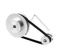 Tensor correa correa Polea Correa Dentada GT2 60 Dientes, Reducción 20, 3:1/1:3, Accesorios Impresora 3D, Ancho 6 Mm, Diámetro Interior 5 Rueda Síncrona(610mm,20T6.35-60T10)